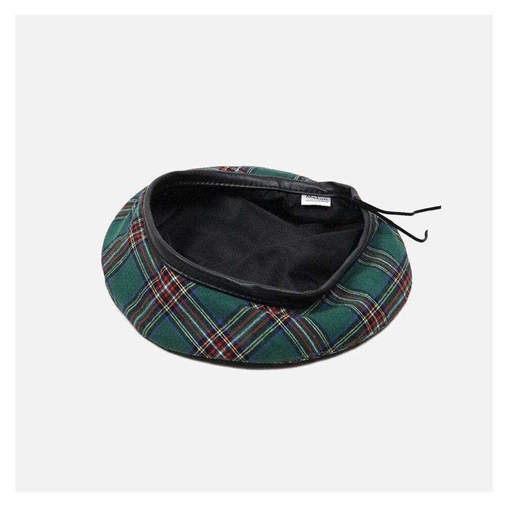 2225 Women Winter Plaid French Beret Hat Tartan Check Artist Painter Hats - Picture 4 of 7